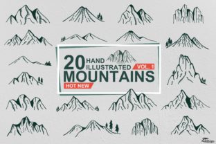 Download Hand Illustrated Mountains Vol 1 - Premium Resources