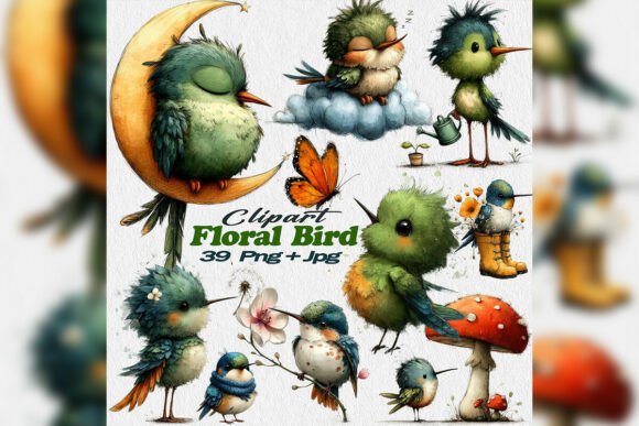 Download Hummingbird PNG Clipart Spring Floral - Spring floral Collection