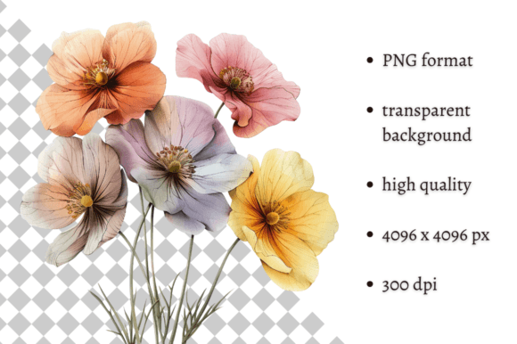 Download Watercolor Spring Flowers PNG Clipart - Spring flowers png Collection