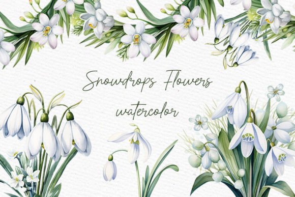 Download Snow Drops Clipart Spring Flowers PNG - Spring flowers png Collection