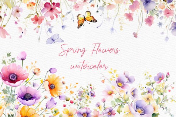 Download Wild Flowers Clipart Spring Flowers Png - Spring flowers png Collection