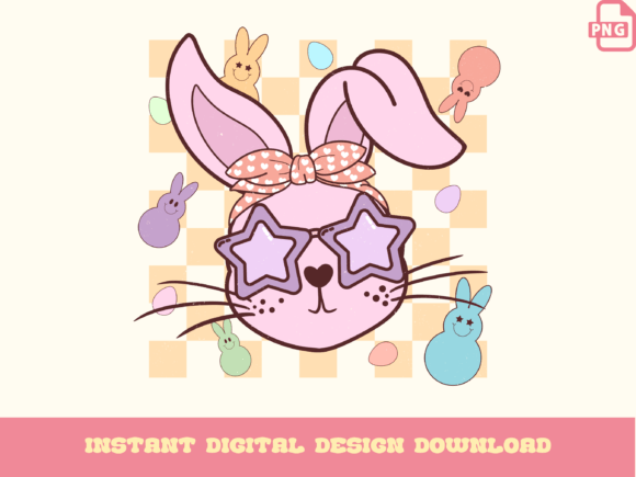 Download Groovy Easter Bunny, Bunny in Glasses - Groovy Collection